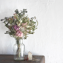 画像をギャラリービューアに読み込む, ピンクカラーのブーケ 長さ30cm
