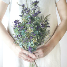 画像をギャラリービューアに読み込む, アジサイのスワッグ 紫陽花 ドライフラワー 長さ40cm