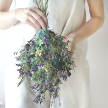 画像をギャラリービューアに読み込む, アジサイのスワッグ 紫陽花 ドライフラワー 長さ40cm