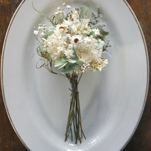 画像をギャラリービューアに読み込む, 【ホワイトカラー】ミニブーケ 長さ20cm ドライフラワー ミニ花束
