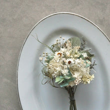 画像をギャラリービューアに読み込む, 【ホワイトカラー】ミニブーケ 長さ20cm ドライフラワー ミニ花束