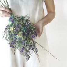 画像をギャラリービューアに読み込む, アジサイのスワッグ 紫陽花 ドライフラワー 長さ40cm