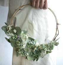 画像をギャラリービューアに読み込む, ハーフリース 直径 約23cm|hydrangea(紫陽花)