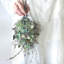 画像をギャラリービューアに読み込む, アジサイのスワッグ 紫陽花 ドライフラワー 長さ32cm