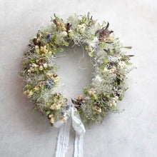 画像をギャラリービューアに読み込む, スモークツリーの大きなリース 直径35cm
