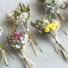 画像をギャラリービューアに読み込む, 【プチギフトにも】 ナチュラルカラーのミニブーケ