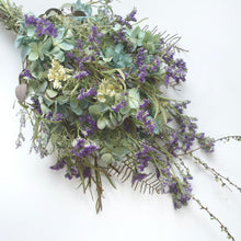 画像をギャラリービューアに読み込む, アジサイのスワッグ 紫陽花 ドライフラワー 長さ40cm