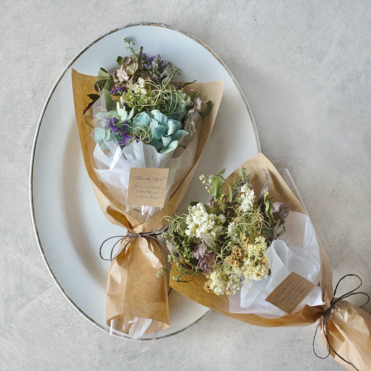 ナチュラルカラー】ミニブーケ 長さ20cm ドライフラワー – 枯淡苑