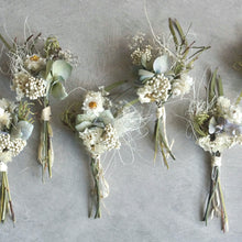 画像をギャラリービューアに読み込む, 【プチギフトにも】 白い草花のミニブーケ