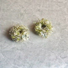 画像をギャラリービューアに読み込む, 夏の星空 ミニリース 直径11cm|Smoke Tree and baby's breath(スモークツリーとかすみ草)