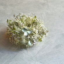 画像をギャラリービューアに読み込む, 夏の星空 ミニリース 直径11cm|Smoke Tree and baby's breath(スモークツリーとかすみ草)