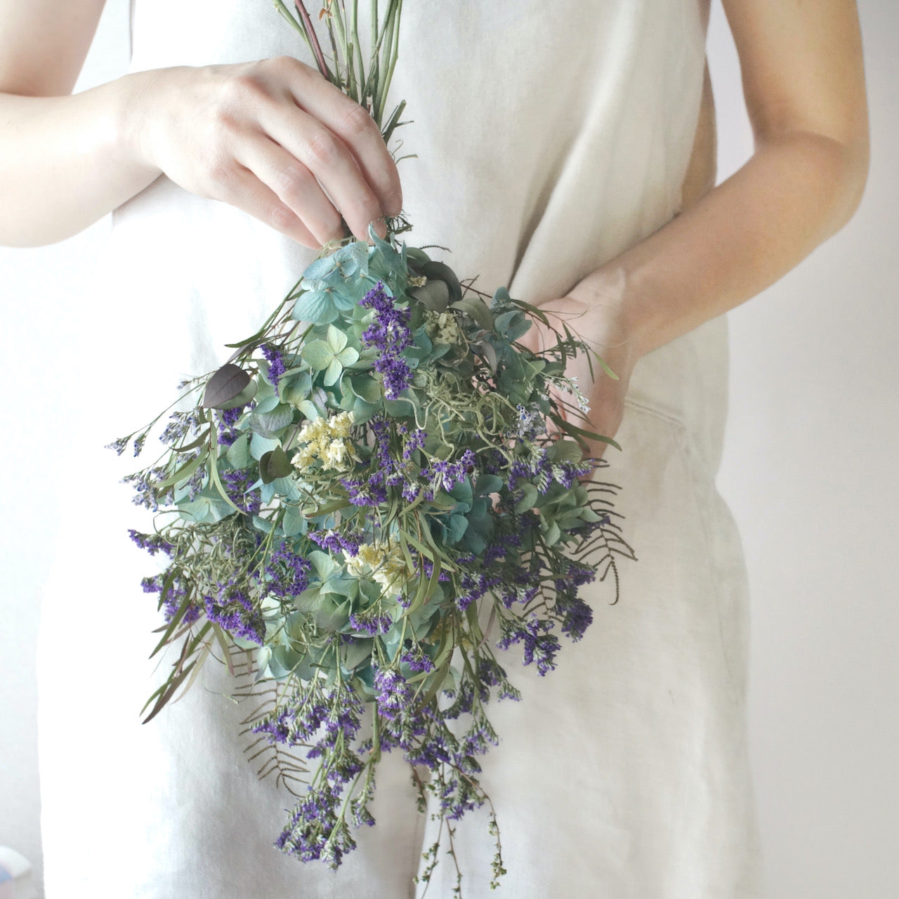 6.アンティーク紫陽花スワッグ 654d2ecb8fd4e59239f43bea06b6ff