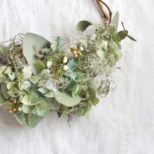 画像をギャラリービューアに読み込む, ハーフリース 直径 約23cm｜hydrangea（紫陽花）
