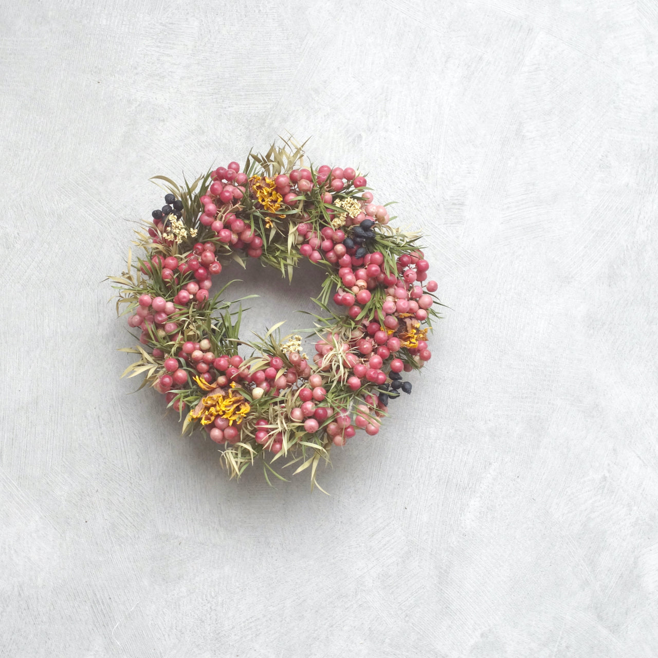 ペッパーベリーのミニリース 直径13cm – 枯淡苑